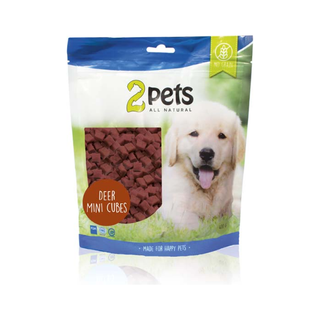 2pets Dogsnack Deer MiniCubes, 5 x 400 g