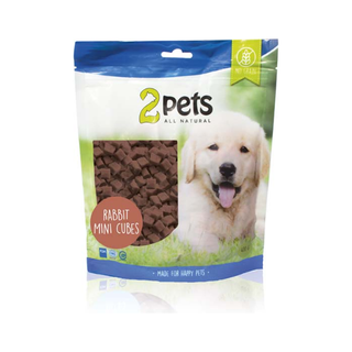 2pets Dogsnack Rabbit MiniCubes, 5 x 400 g