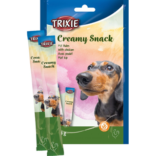 Creamy Snacks Hund Kyckling, 5 × 14g x6