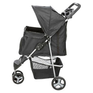 Djurvagn Buggy, hopfällbar, 47×h100×80 cm, upp t. 11 kg, svart