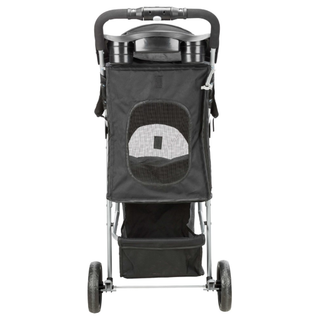 Djurvagn Buggy, hopfällbar, 47×h100×80 cm, upp t. 11 kg, svart