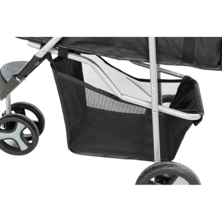 Djurvagn Buggy, hopfällbar, 47×h100×80 cm, upp t. 11 kg, svart