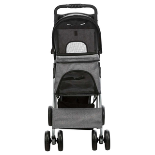 Djurvagn Buggy, hopfällbar, 47×h100×80 cm, upp t. 15 kg, grå