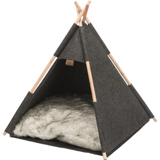 Tipi tält, filt, 55 × 65 × 55 cm, antracit