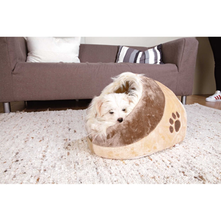 Minou igloo, 35 x h26 x 41 cm, brun/beige