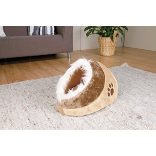 Minou igloo, 35 x h26 x 41 cm, brun/beige