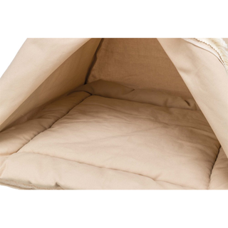 Boho tipi tält, 55 × 65 × 55 cm, beige