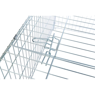 Utebur för gnagare galv. metall 144xh58x116 cm