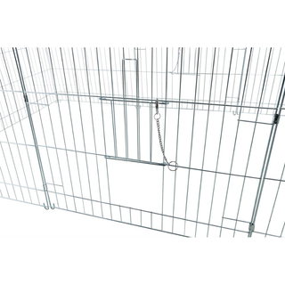 Utebur för gnagare galv. metall 216xh65x116 cm