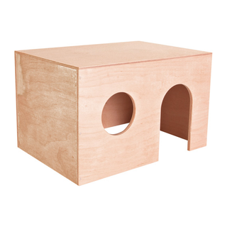 Marsvinshus plywood, 27 × 17 × 19 cm