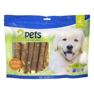 2pets Tuggrulle - kycklingfilé 18-pack XL 840g 6st