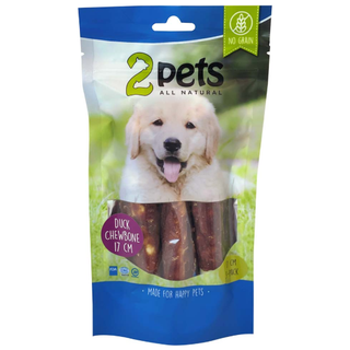 2pets Tuggrulle - ankfilé 3-pack 140g 6st