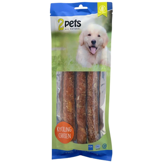 2pets Tuggrulle - kycklingfilé 3-pack, 250g 6st