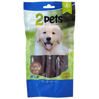 2pets Tuggrulle - lamm 17cm 3-pack, 140g 6st