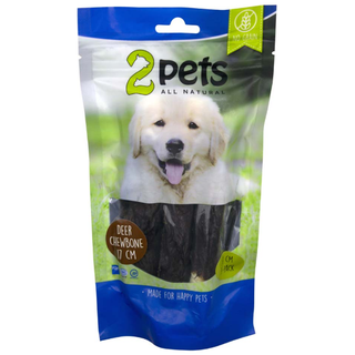 2pets Tuggrulle - hjort 17cm 3-pack, 140g 6st