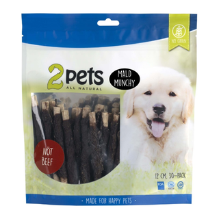 2pets Tuggpinne mald, nötkött, 12cm, 30-pack, 400g 10st