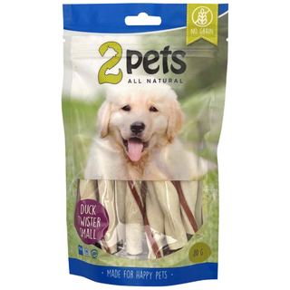 2pets Tuggtwister - Ankfilé Small 80g x10