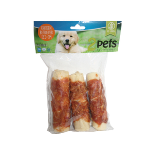 2pets Retrievertugg m kycklingfilé 12,5cm 10st