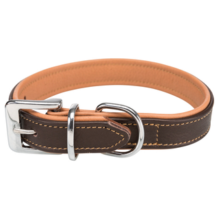 Active Comfort halsband,XS-S: 21-32 cm/25 mm, brun/lj.brun