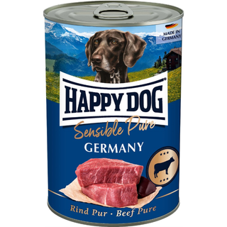 HappyDog konserv, Germany, 100% nötkött, 400 g