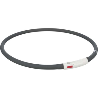 Flash light ring USB, silikon, XS-XL: 70 cm/ø 10 mm, svart