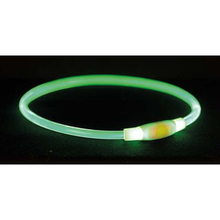 Flash light ring USB, S-M: 40 cm/ø 8 mm, grön