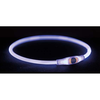 Flash light ring USB, S-M: 40 cm/ø 8 mm, blå