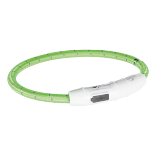 Flash light ring USB, XS-S: 35 cm/ø 7 mm, limegrön