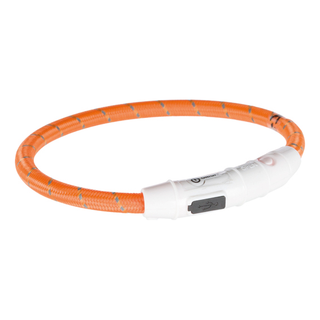 Flash light ring USB, XS-S: 35 cm/ø 7 mm, orange