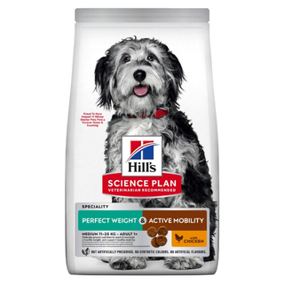 Hills Canine Adult Perf.Weight & Act.Mobility MED Chicken 12kg