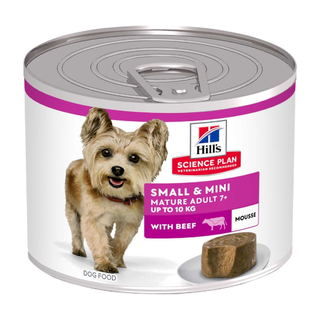 Hills Canine Mature Adult Mousse S&M Beef 12x200g