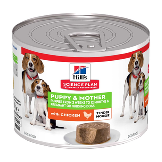 Hills Puppy&Mother Tender Mousse Chicken 12x200g