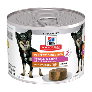 Hills Canine Adult Perfect Digestion Mousse S&M Turkey 12x200g