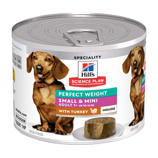 Hills Canine Adult Perf.Weight Mousse S&M Turkey 12x200g