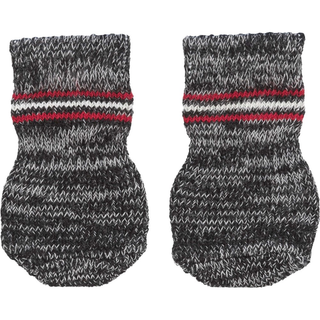 Hundsockar non-slip 2-pack, XXS-XS, grå