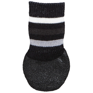 Hundsockar gummerad 2-pack, M-L, svart