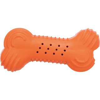 Crackybone, naturgummi 11 cm, orange