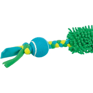 Bungee Tugger med tennisboll, polyester, 85 cm