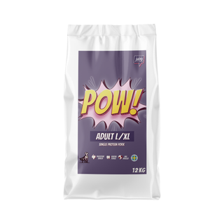 POW! Dog Adult L/XL Pork