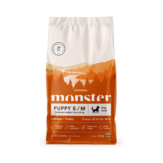 Monster Dog Original Puppy Small & Medium Chicken & Turkey