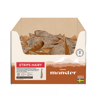 Monster Raw Beef Strips Hairy Bulk 80 st