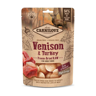 Carnilove Freeze-Dried Raw Snacks Venison & Turkey 60g