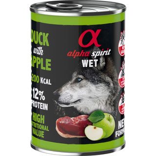 AlphaSpirit Anka med grönt äpple 400 g