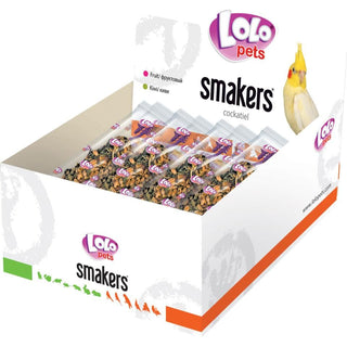 Lolo Pets Smakers box för cockatiel, kiwi