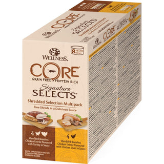 CORE Sig.Selects Shredded Selection Multipack, 8 x 79g