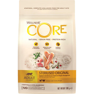 CORE Cat Adult Sterilized Original, Kyckling med kalkon