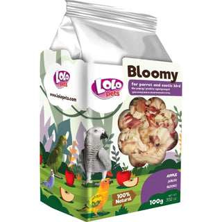 Bloomy Fågelmat Äpple för Papegojor & Exotiska Fåglar 4-pack