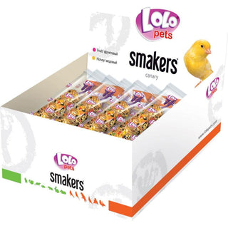 Lolo Pets Smakers box för kanariefågel, honung