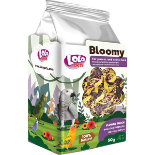 Bloomy Fågelmat Flower snack för Papegojor & Exotiska Fåglar 4-pack