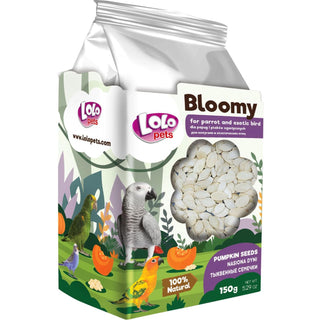 Bloomy Fågelmat Pumpkin - frön för Papegojor & Exotiska Fåglar 4-pack